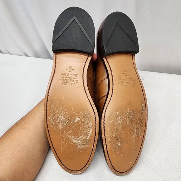 Allen Edmonds Randolph Penny Loafers Men’s Size 11.5 A Walnut Leather Dress Shoe main image 11
